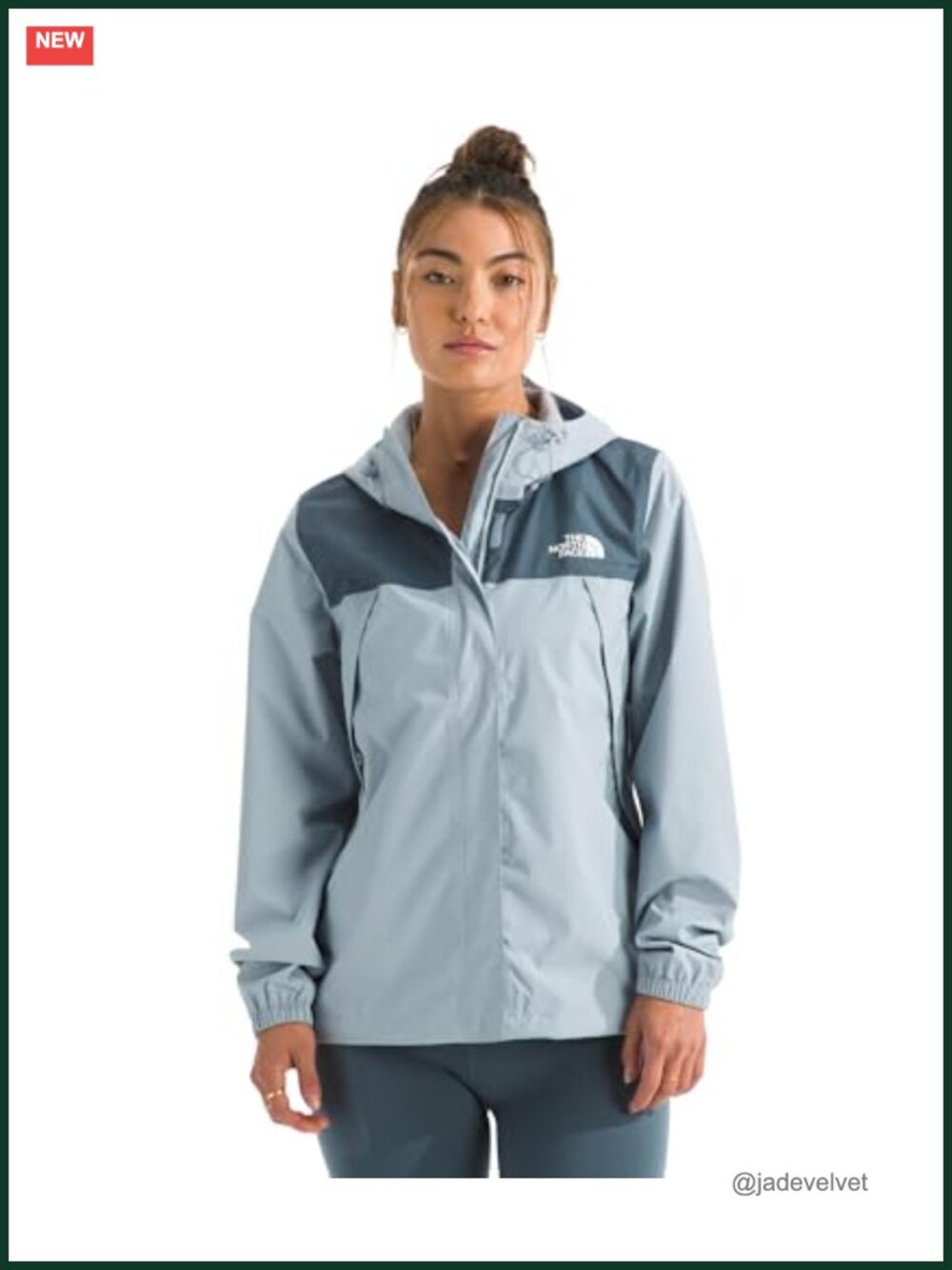Women's Waterproof Rain Jacket Recycled Polyester DryVent Windproof Lightweight